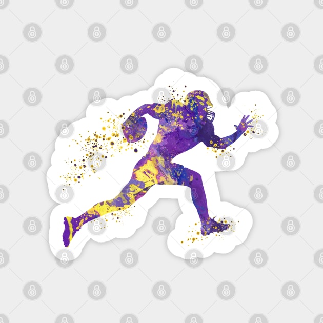 American Football Player Watercolor Sports Gift Sticker by LotusGifts